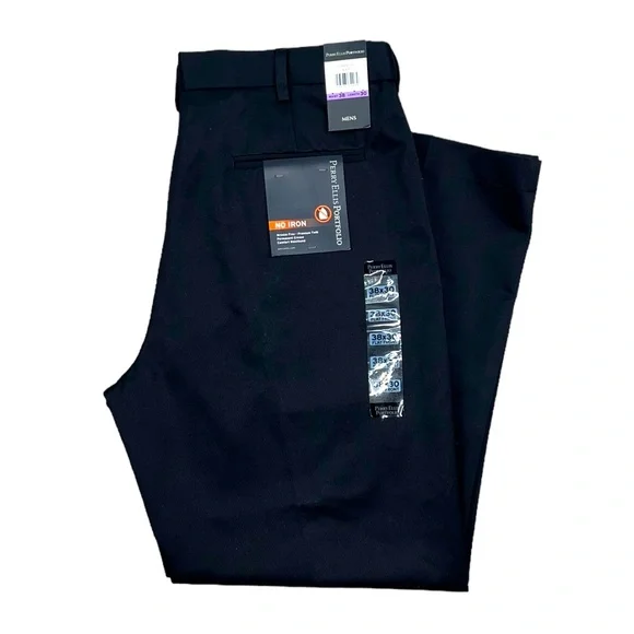 perry ellis dress pants Perry Ellis Portfolio Pants Men's 36x32 Modern Fit Dress Pant Chiseled –  Prime Buy Direct main image 0